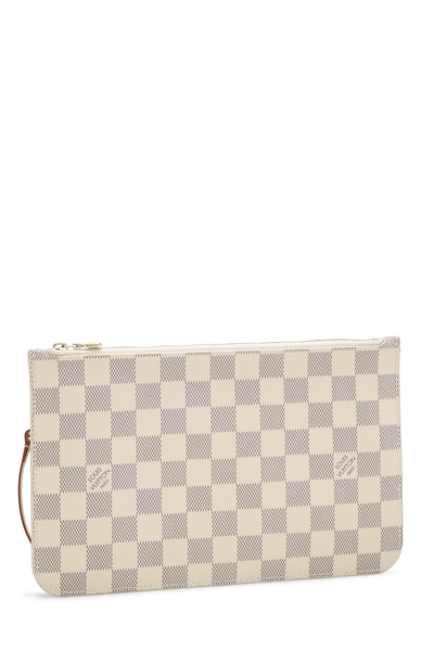 Damier Azur Neverfull Pouch, , large