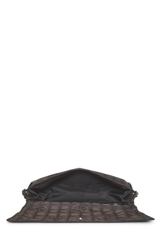 Brown Nylon Travel Line Messenger, , large image number 5