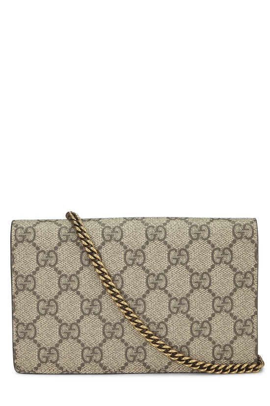 GG Supreme Coated Canvas Cherry Convertible Clutch Mini, , large image number 3