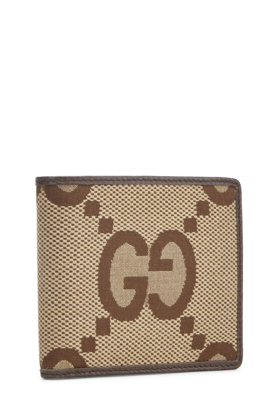 Brown Jumbo GG Canvas Wallet , , large image number 1