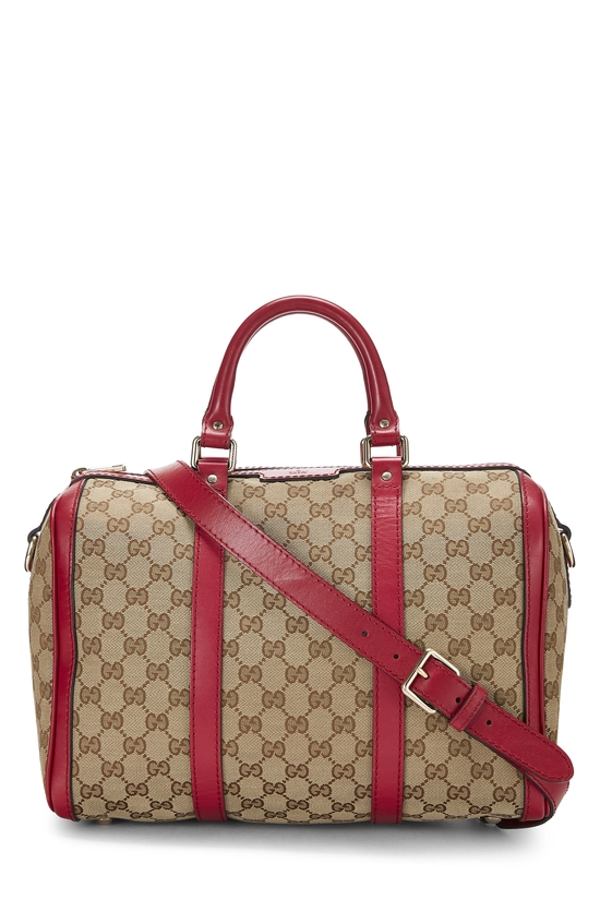 Red Original GG Canvas Boston Handbag Medium, , large image number 0