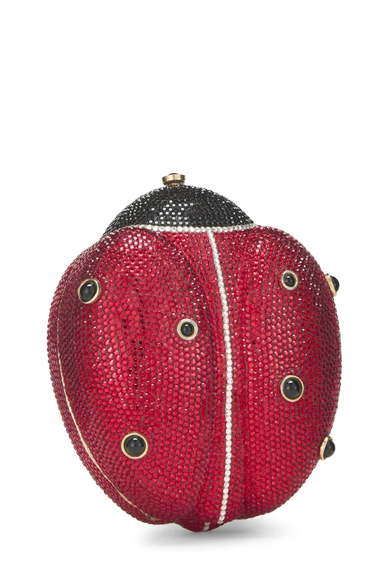 Red Crystal Ladybug Minaudi&egrave;re, , large image number 1
