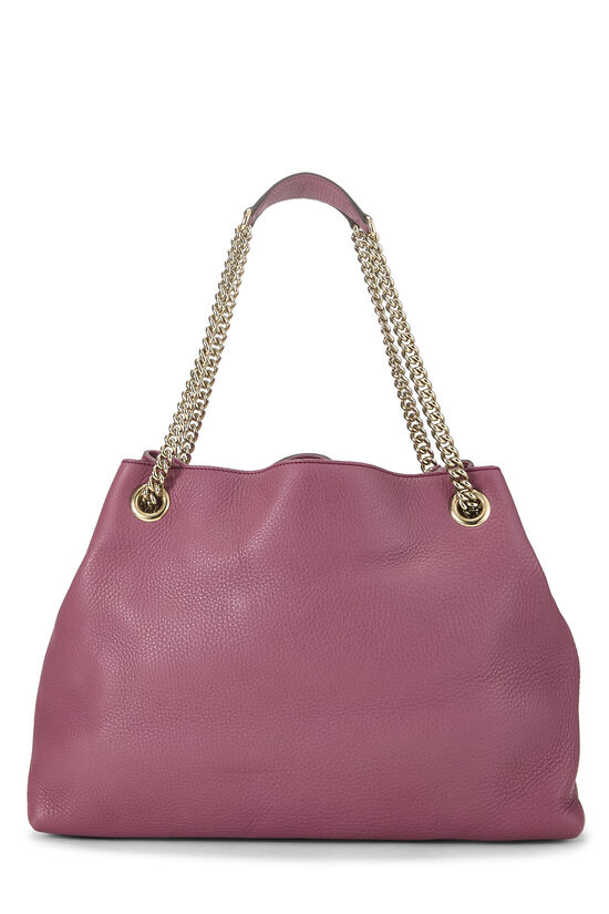 Purple Leather Soho Chain Tote, , large image number 3