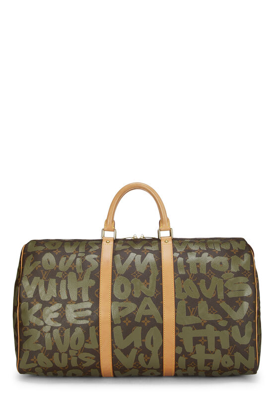 Louis Vuitton Green Epi Leather Borneo Keepall 45 Duffle Bag