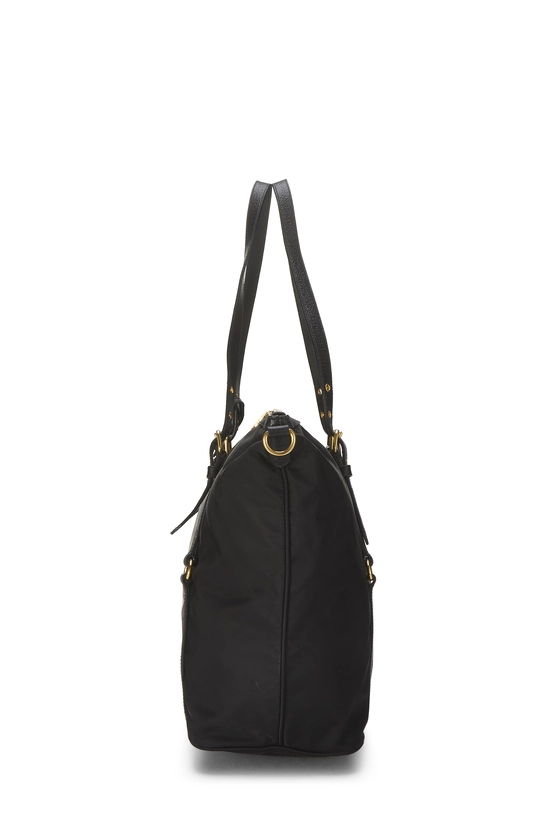 Black Nylon Buckle Tote, , large image number 2