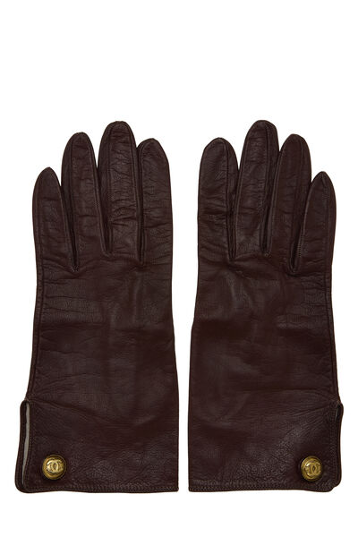 Burgundy Lambskin Gloves