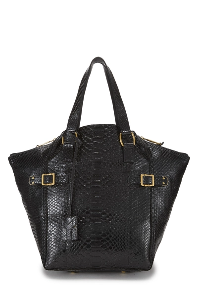 Black Python Downtown Tote