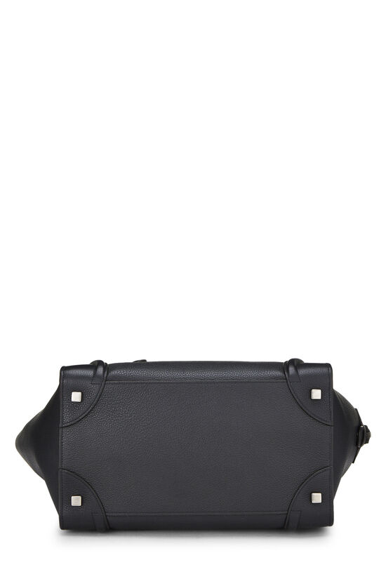 Black Calfskin Leather Luggage Mini, , large image number 4