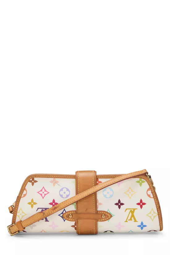Takashi Murakami x Louis Vuitton White Monogram Multicolore Shirley, , large image number 3