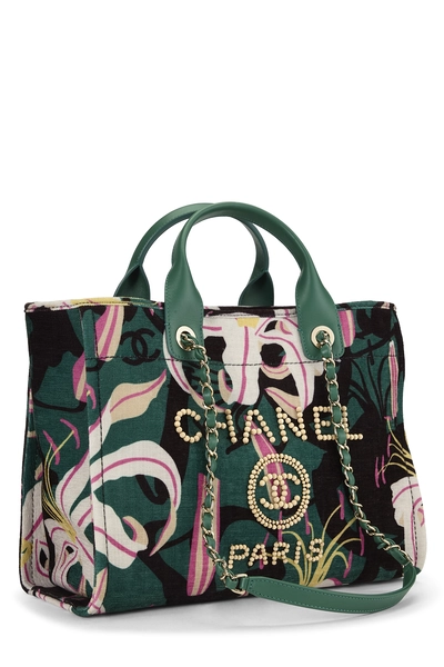 Chanel Paris-Dakar Multicolor Velvet Deauville Tote Medium — photo 2