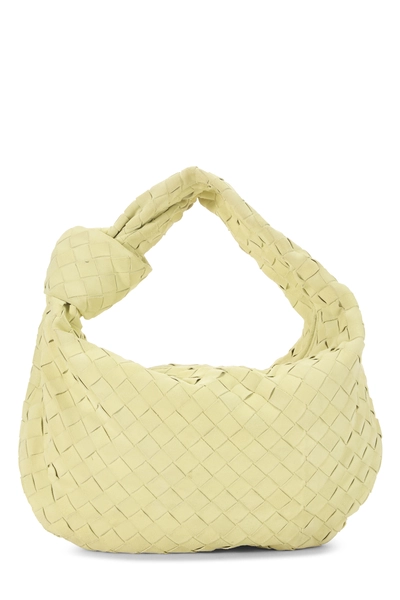 Yellow Suede Intrecciato Teen Jodie