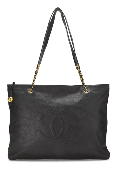 Black Caviar 'CC' Tote Large