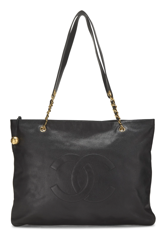 Black Caviar 'CC' Tote Large, , large image number 0