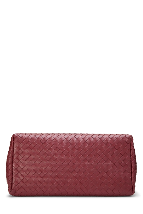 Red Intrecciato Roma Tote Small, , large image number 4