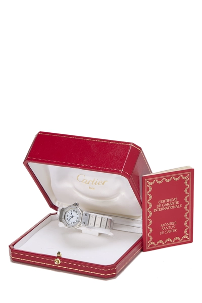 White Stainless Steel Santos Octagon 0906, , large