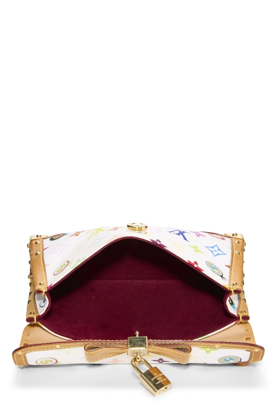 Takashi Murakami x Louis Vuitton White Monogram Multicolore Eye Miss You Bag, , large image number 5
