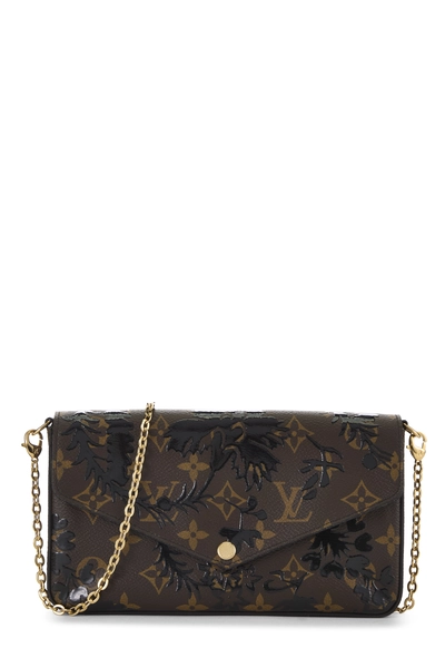 Louis Vuitton Black Monogram Blossom Pochette Felicie