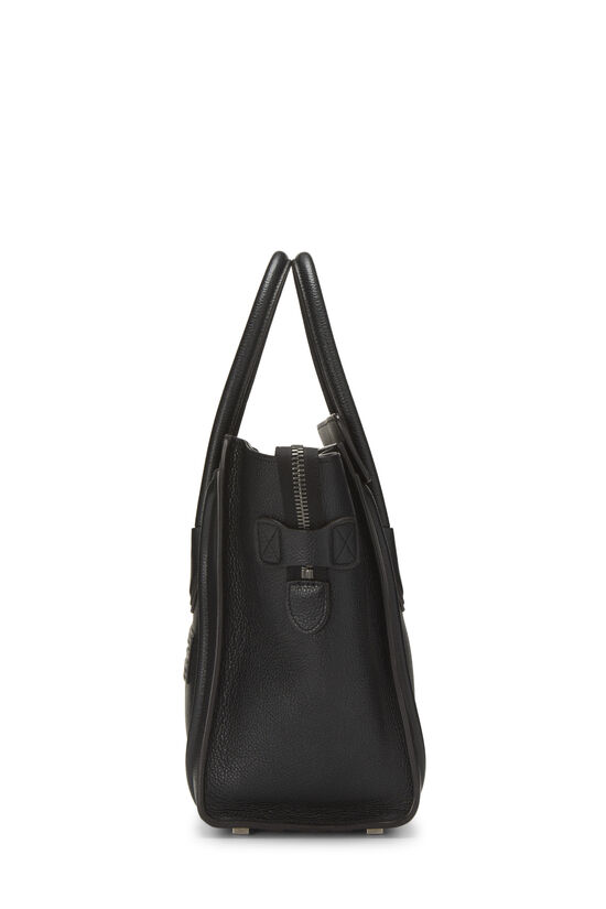 Black Drummed Calfskin Luggage Micro, , large image number 2