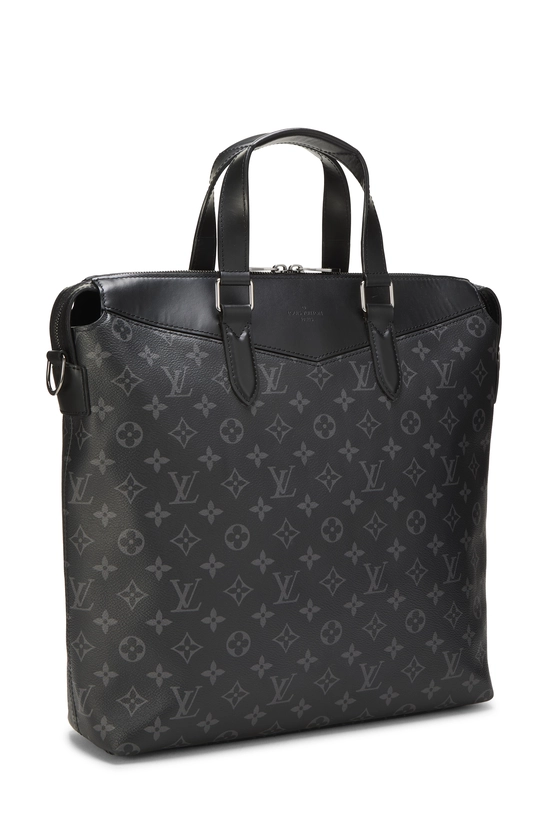 Black Monogram Eclipse Canvas Explorer Tote, , large image number 1