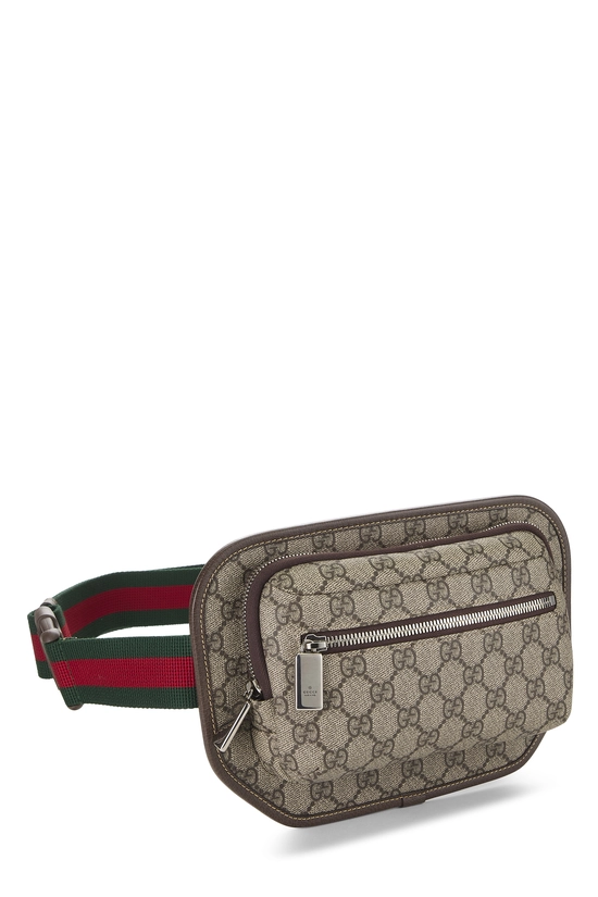 Brown GG Supreme Canvas Belt Bag, , large image number 1