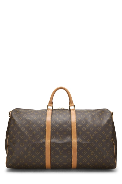 Monogram Canvas Keepall Bandouliere 55