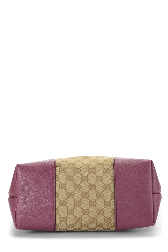 Pink Original GG Canvas Bree Handbag, , large image number 4