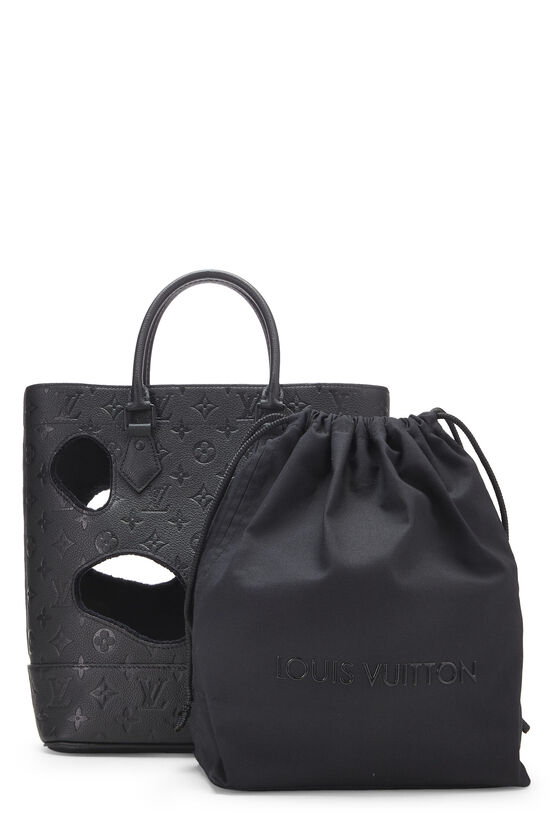 Comme des Garçons x Louis Vuitton Black Monogram Empreinte Bag with Holes PM, , large image number 7