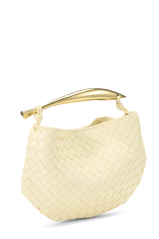 Yellow Intrecciato Sardine Bag, , large image number 1