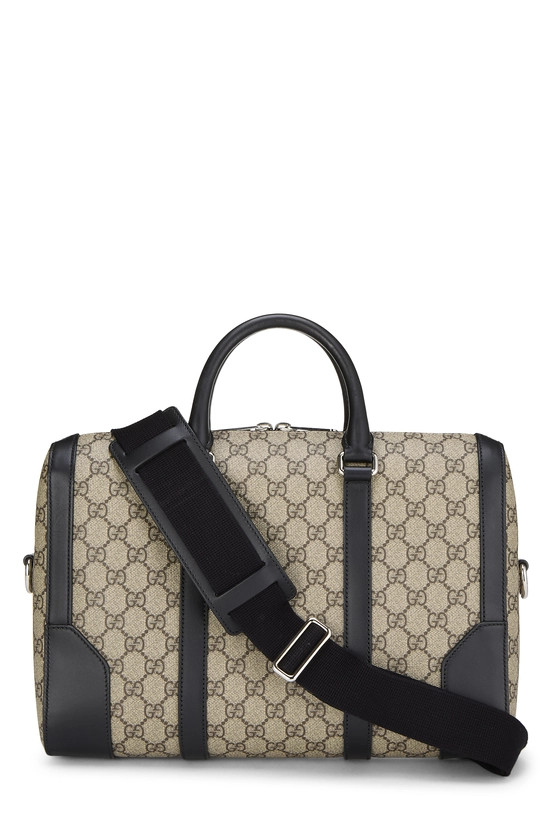 Black GG Supreme Canvas Briefcase, , large image number 3