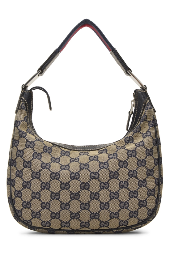 Navy Original GG Canvas Pop Hobo, , large image number 3