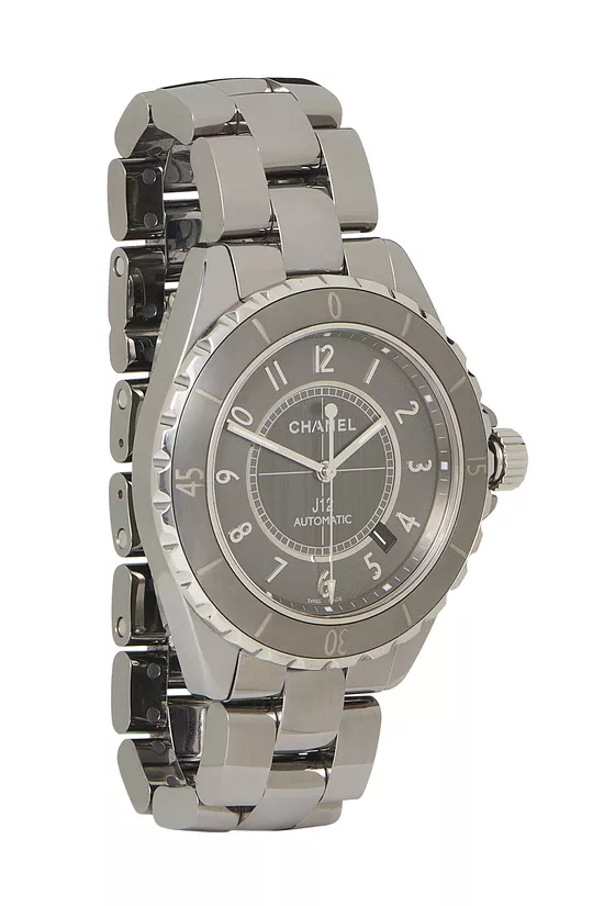 Silver Stainless Steel J12 Watch 33mm, , large image number 0