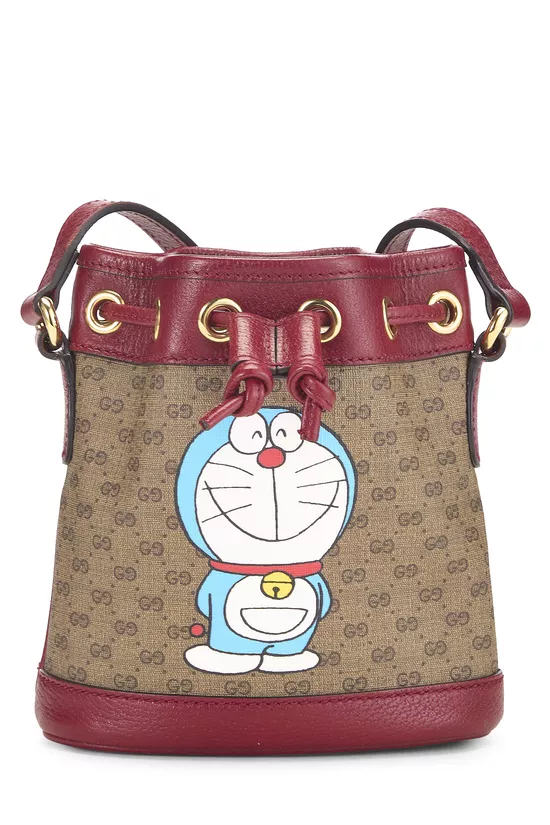 Doraemon x Gucci Coated Canvas Bucket Bag Mini, , large image number 0