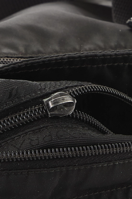 Black Nylon Messenger Medium, , large image number 6