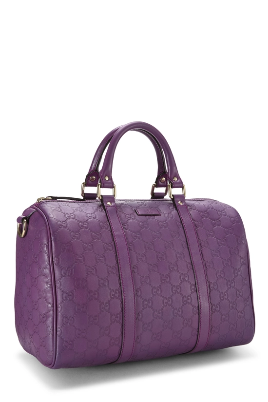 Purple Guccissima Leather Joy Boston Handbag, , large image number 1
