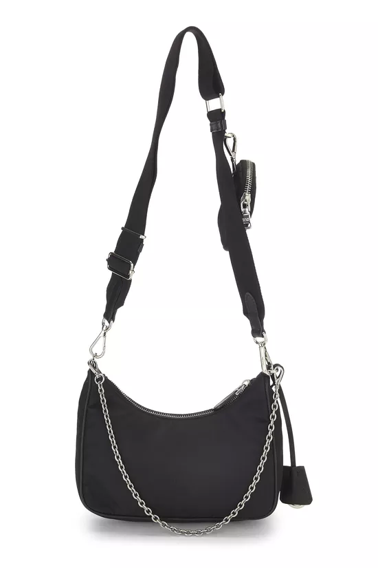 Black Tessuto Re-Edition 2005 Hobo Mini, , large image number 3