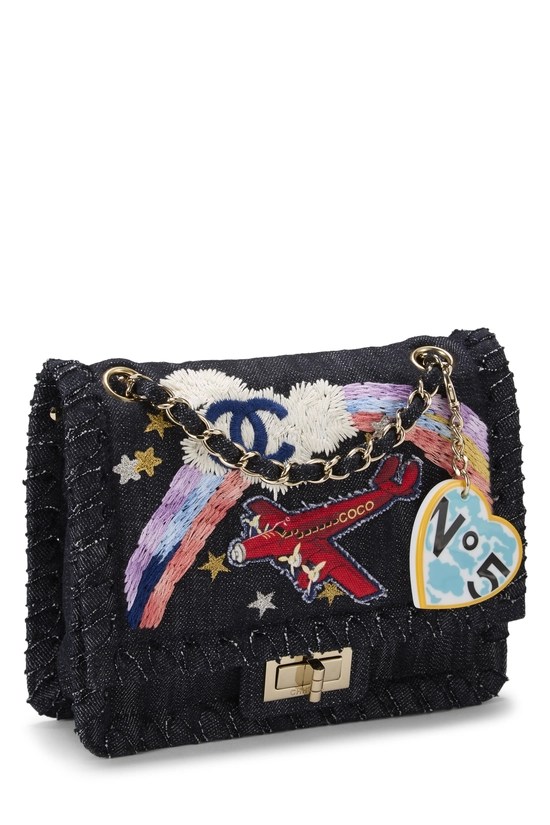 Blue Denim Night Flight 2.55 Reissue Flap Bag, , large image number 1