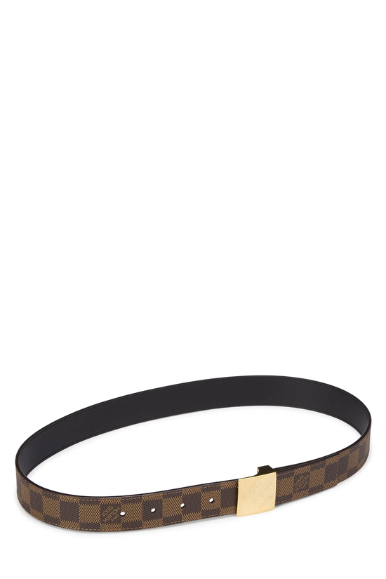 Damier Ebene Ceinture Carre 80, , large image number 1