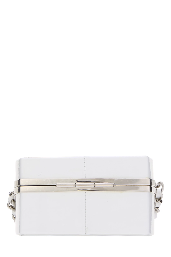 White Patent Leather Minaudiere, , large image number 4
