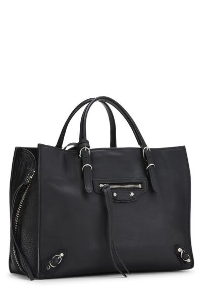 Black Calfskin Papier A6 Zip Around Handbag, , large