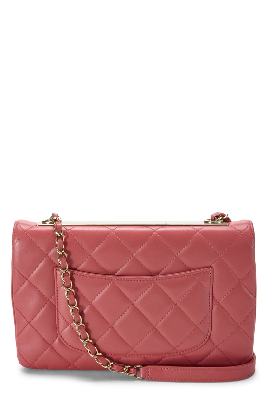 Pink Quilted Lambskin Trendy 'CC' Flap, , large image number 3
