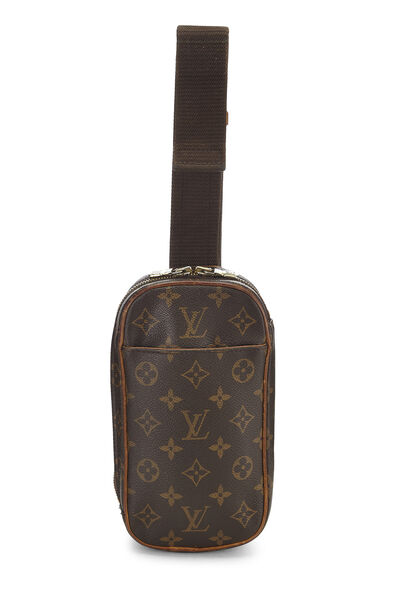 $1000 Louis Vuitton Monogram Canvas Pochette Gange Crossbody Waist