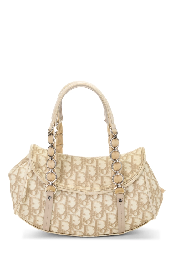 Beige Coated Canvas Romantique Bag, , large image number 3