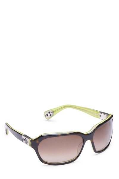 Brown Acetate Inject Sunglasses, , large