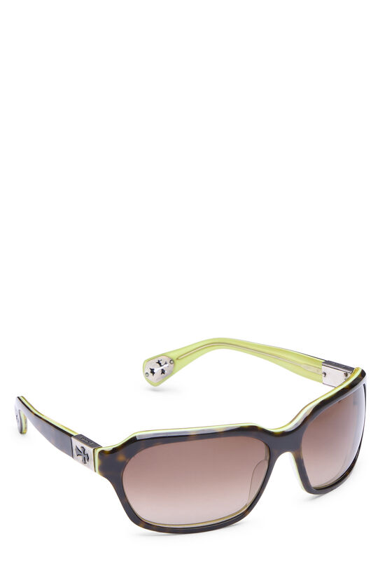 Brown Acetate Inject Sunglasses, , large image number 1