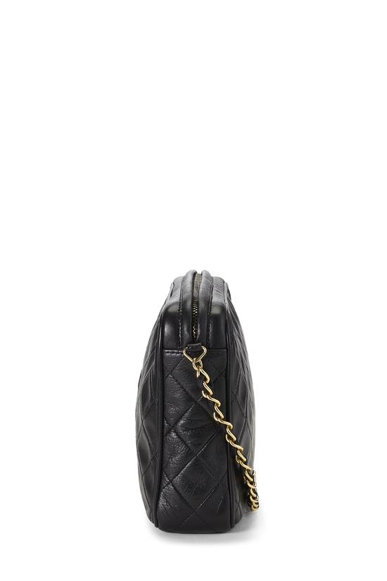 Black Lambskin Diamond 'CC' Camera Bag Small, , large image number 2