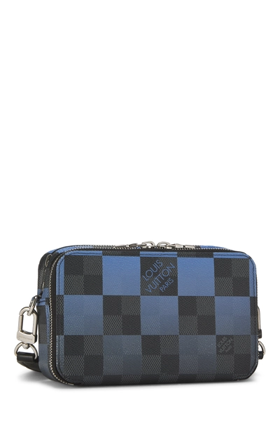 Louis Vuitton Blue Damier Graphite Alpha Wearable Wallet — photo 2
