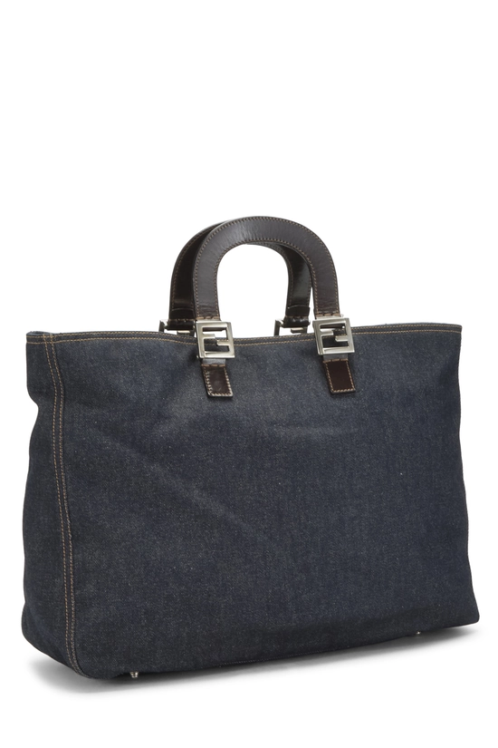 Blue Denim Tote Bag Large, , large image number 1