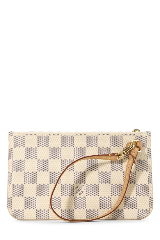 Damier Azur Neverfull Pouch PM NM, , large image number 2