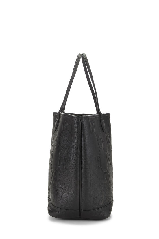 Black Leather Guccissima Tote, , large image number 2