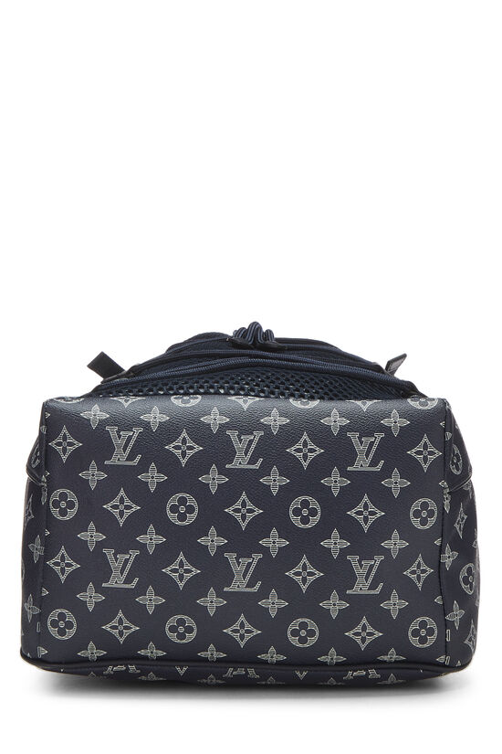 Chapman Brothers x Louis Vuitton Navy Monogram Ink Hiking Backpack, , large image number 4